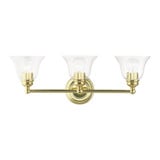 Moreland 3 Light Vanity Light 24 Inch Wide by Livex - 16943