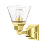 Mission 1 Light Wall Sconce 9.5 Inch Tall by Livex - 17171