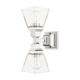 Mission 2 Light Wall Sconce 14.5 Inch Tall by Livex - 17178