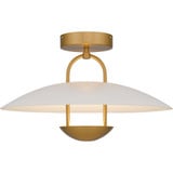 Bingham 14W LED Semi Flush Mount 11 Inch Tall and 18 Inch Wide by Quoizel - BIN1718