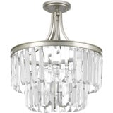 Glimmer 3 Light 16.25 Inch Wide Semi Flush Mount by Progress - P2326