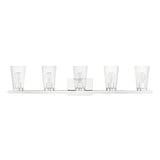 Cityview Five Light Vanity Light by Livex - 17625
