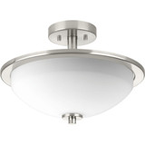 Replay 2 Light 14.75 Inch Wide Semi Flush Mount by Progress - P3424