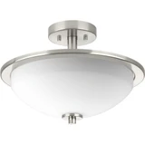 Replay 2 Light 14.75 Inch Wide Semi Flush Mount by Progress - P3424
