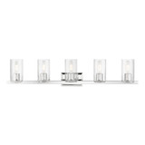 Clarion 5 Light Vanity Light by Livex - 18035