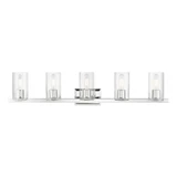 Clarion 5 Light Vanity Light by Livex - 18035