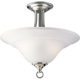 Trinity 2 Light 16 Inch Wide Semi Flush Mount by Progress - P3473