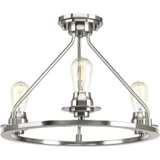 Debut 3 Light 19.88 Inch Wide Semi Flush Mount by Progress - P350036
