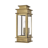 Princeton 1 Light Candle Style Outdoor Wall Lantern 14 Inch Tall by Livex - 2013