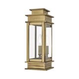 Princeton 1 Light Candle Style Outdoor Wall Lantern 14 Inch Tall by Livex - 2013