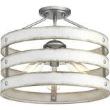 Gulliver 3 Light 17 Inch Wide Semi Flush Mount by Progress - P350049