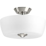 Leap 2 Light 14 Inch Wide Semi Flush Mount by Progress - P350060
