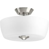 Leap 2 Light 14 Inch Wide Semi Flush Mount by Progress - P350060