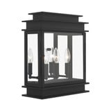 Princeton 3 Light Candle Style Outdoor Wall Lantern by Livex - 20204