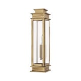Princeton 1 Light Candle Style Outdoor Wall Mount 20.25 Inch Tall by Livex - 20207