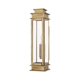 Princeton 1 Light Candle Style Outdoor Wall Mount 20.25 Inch Tall by Livex - 20207