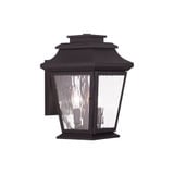 Hathaway 2 Light Candle Style Outdoor Wall Lantern by Livex - 20232
