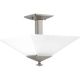 Clifton Heights 2 Light 12.75 Inch Wide Semi Flush Mount by Progress - P350107