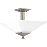 Clifton Heights 2 Light 12.75 Inch Wide Semi Flush Mount by Progress - P350107