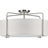 Kempsey 3 Light 21.75 Inch Wide Semi Flush Mount by Progress - P350110
