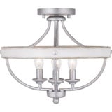Gulliver 4 Light 15.25 Inch Wide Semi Flush Mount by Progress - P350117