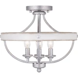 Gulliver 4 Light 15.25 Inch Wide Semi Flush Mount by Progress - P350117