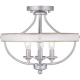 Gulliver 4 Light 15.25 Inch Wide Semi Flush Mount by Progress - P350117