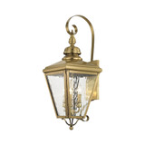Cambridge 3 Light Outdoor Wall Lantern by Livex - 2033