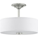 Inspire 2 Light 13 Inch Wide Semi Flush Mount by Progress - P350129