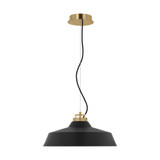 Forge 19W 1 LED Large Short Pendant 18 Inch Wide by Visual Comfort Modern - SLPD12827
