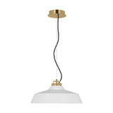 Forge 19W 1 LED Large Short Pendant 18 Inch Wide by Visual Comfort Modern - SLPD12827