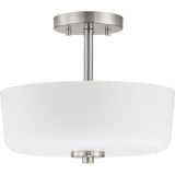 Tobin 2 Light 12.25 Inch Wide Semi Flush Mount by Progress - P350137