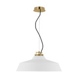 Forge 19W 1 LED Large Short Pendant 24 Inch Wide by Visual Comfort Modern - SLPD13027