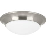 1 Light 11.5 Inch Wide Etched Glass Flush Mount by Progress - P350146
