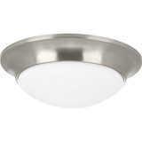 1 Light 11.5 Inch Wide Etched Glass Flush Mount by Progress - P350146