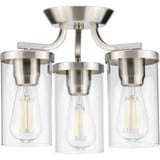 Lassiter 3 Light 13 Inch Wide Semi Flush Mount by Progress - P350149