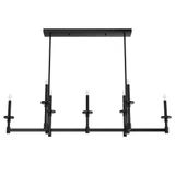 Briargrove 7 Light Small Linear Chandelier by Hunter - 19055