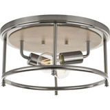 Durrell 2 Light 13 Inch Wide Semi Flush Mount by Progress - P350151