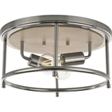 Durrell 2 Light 13 Inch Wide Semi Flush Mount by Progress - P350151