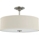 Inspire 3 Light 18 Inch Wide Drum Semi Flush Mount by Progress - P350168
