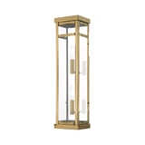 Hopewell 2 Light Candle Style Outdoor Wall Lantern 22 Inch Tall by Livex - 20706