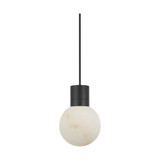 Mina 9W 1 LED Alabaster Mini Pendant by Visual Comfort Modern - SLPD54130B