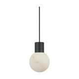 Mina 9W 1 LED Alabaster Mini Pendant by Visual Comfort Modern - SLPD54130B