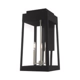 Oslo 3 Light Candle Style Outdoor Wall Lantern by Livex - 20858