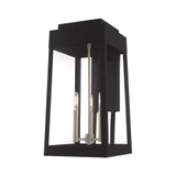 Oslo 3 Light Candle Style Outdoor Wall Lantern by Livex - 20858
