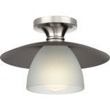 Trimble 1 Light 12 Inch Wide Semi Flush Mount by Progress - P350233
