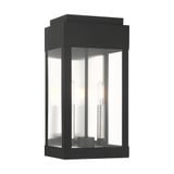 York 2 Light Outdoor Wall Lantern 16.25 Inch Tall by Livex - 21235