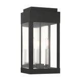 York 2 Light Outdoor Wall Lantern 16.25 Inch Tall by Livex - 21235