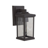 Resilience 1 Light Outdoor Wall Lantern 11.38 Inch Tall by Craftmade - ZA2404-C
