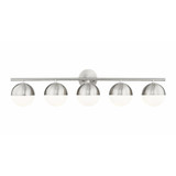 Realm Sphere 5 Light Bath Vanity 9.75 Inch Tall and 40 Inch Wide By Z-Lite - 7517-5V